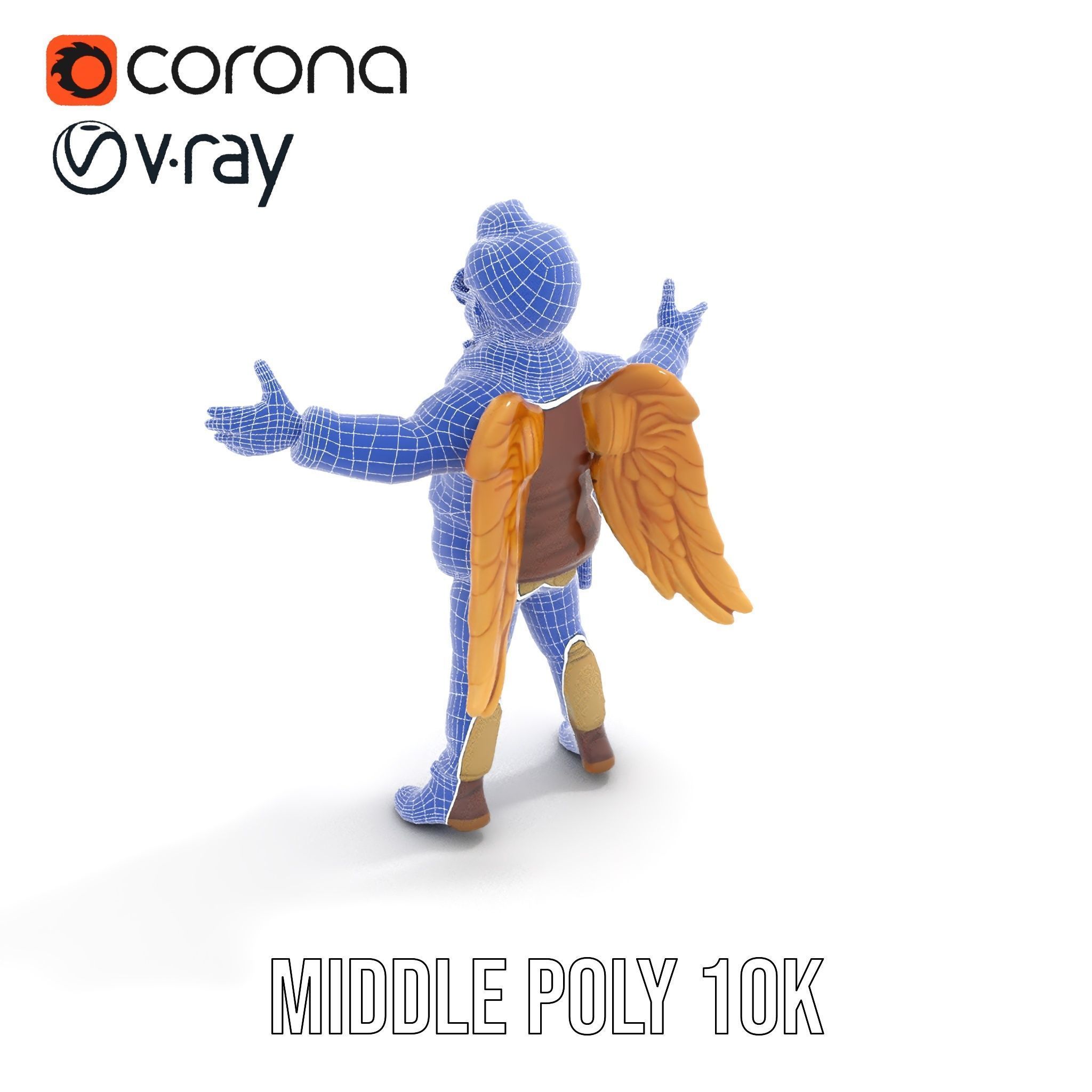 Adventurous Aviator Boy Rigged and Animated D Model Low-poly 3D model_29