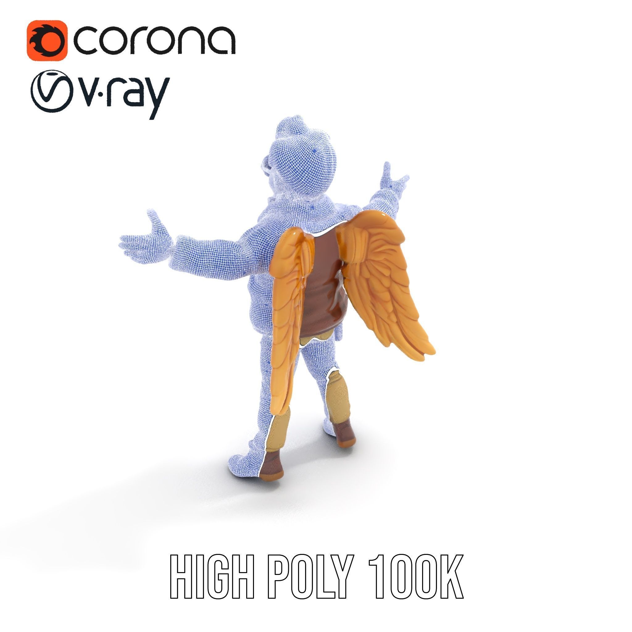 Adventurous Aviator Boy Rigged and Animated D Model Low-poly 3D model_26