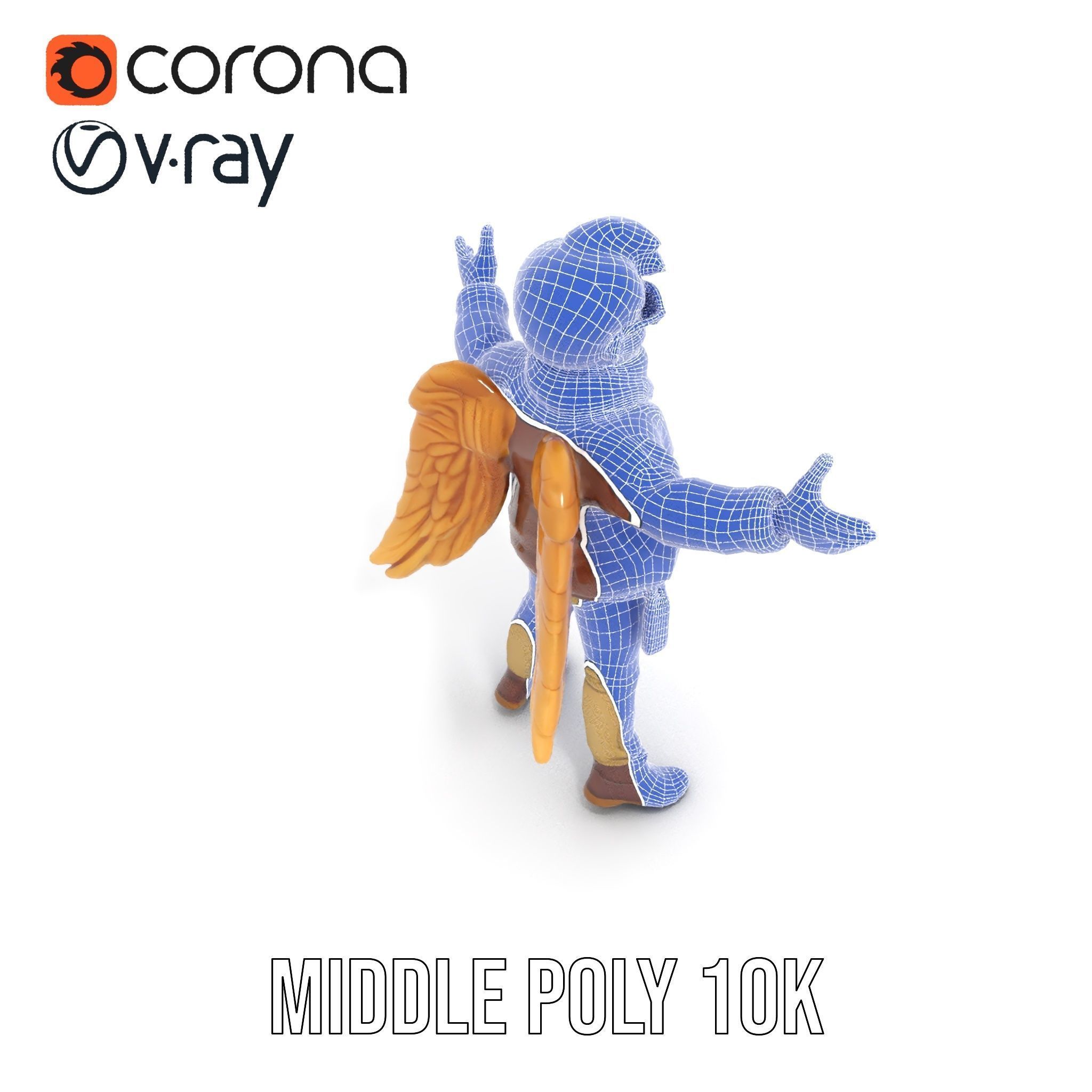 Adventurous Aviator Boy Rigged and Animated D Model Low-poly 3D model_32