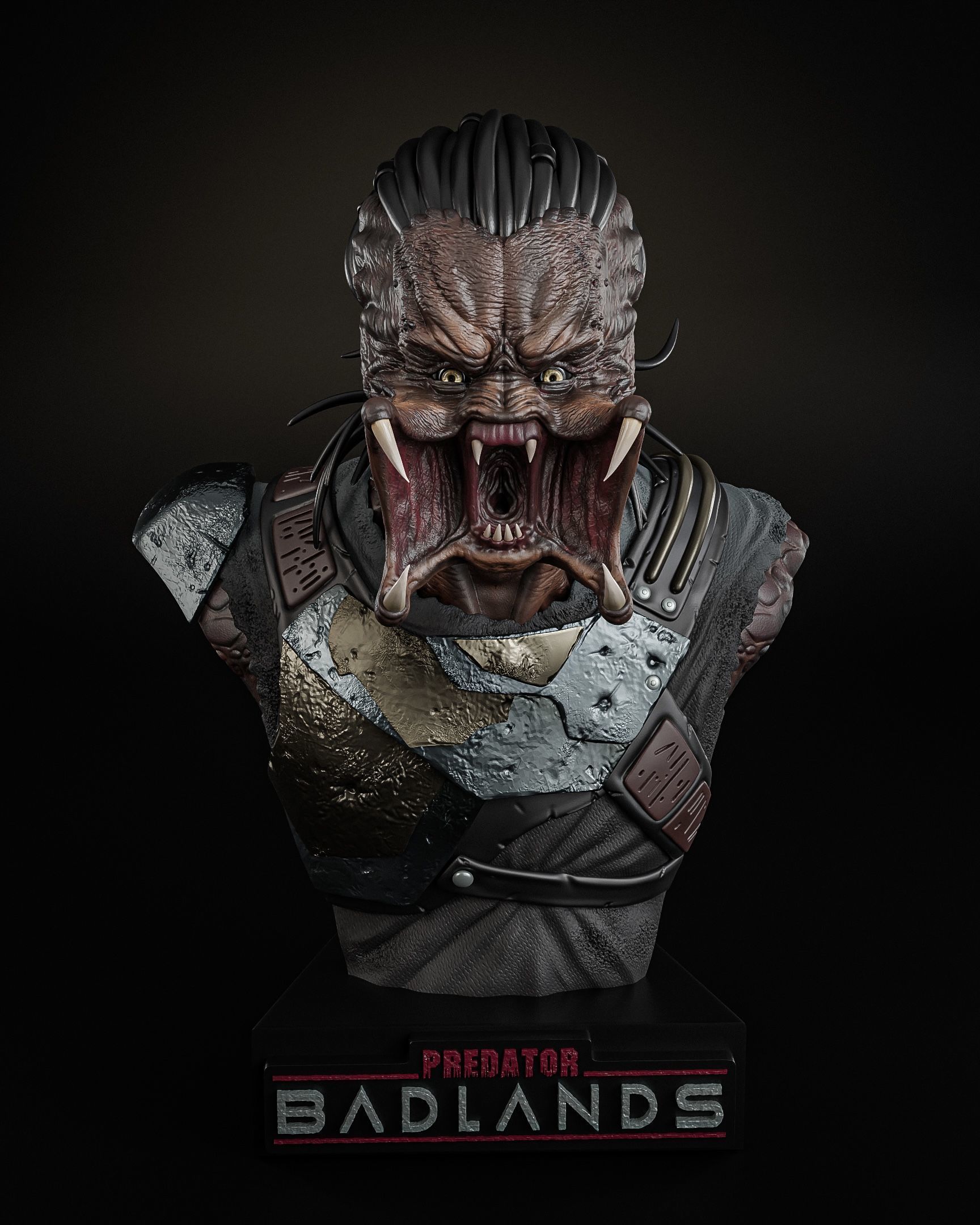 Predator Badlands  Bust Model for Collectibles and Printing 3D model_2