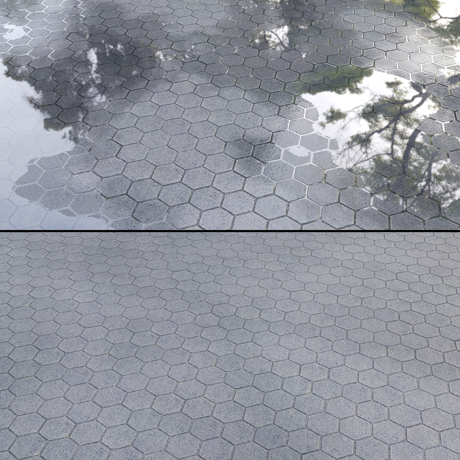Paving slabs 01 Editable 3D model_5