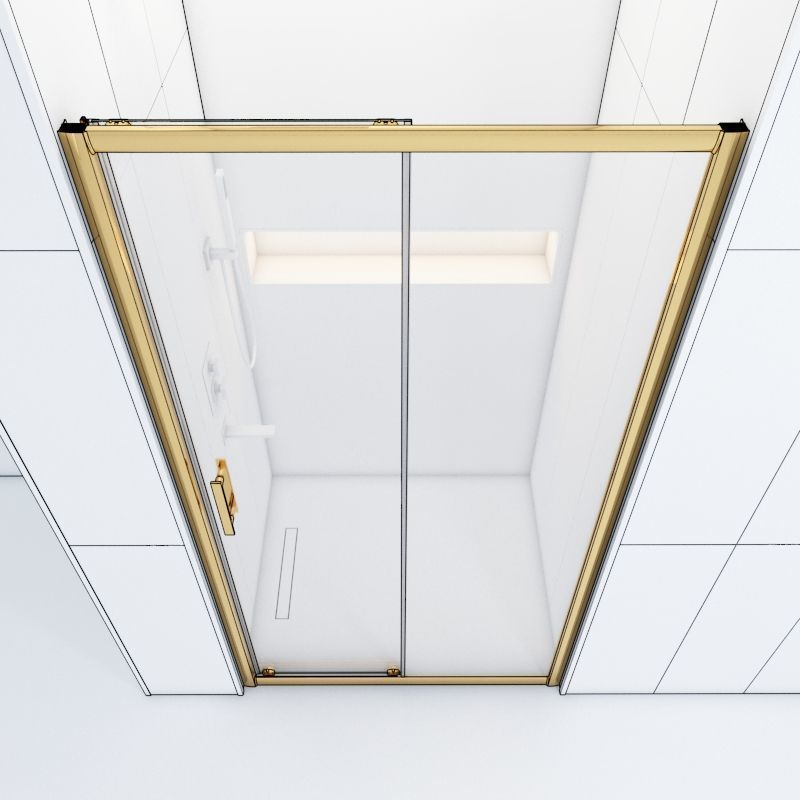 Shower Cabin 2 Low-poly 3D model_1