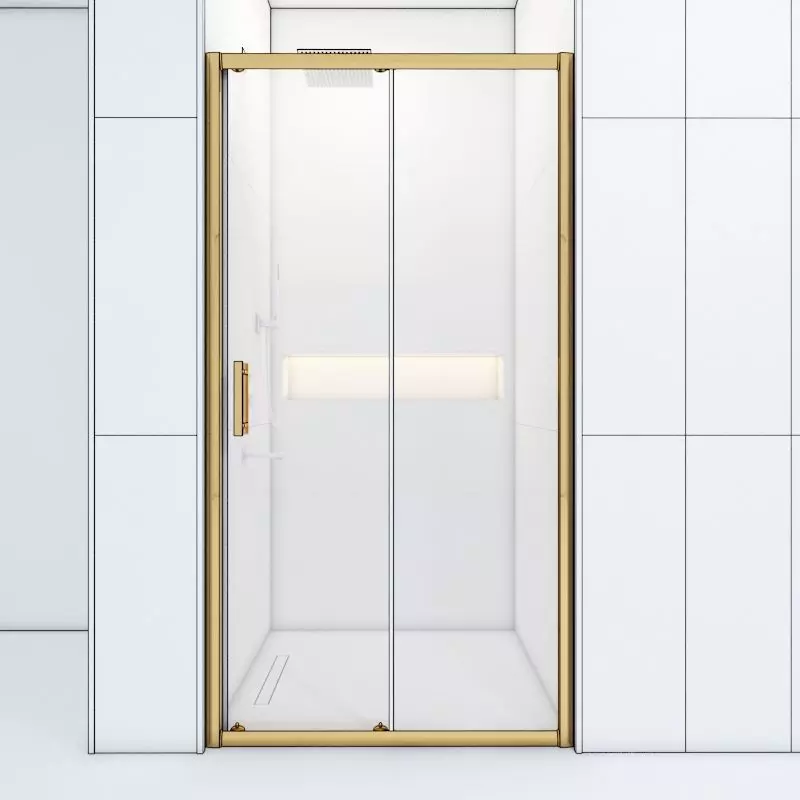 Shower Cabin 2 Low-poly 3D model_0