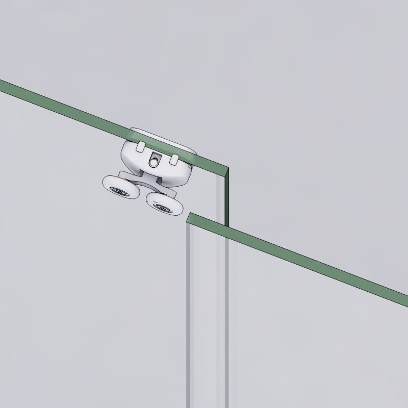 Shower Cabin 2 Low-poly 3D model_11