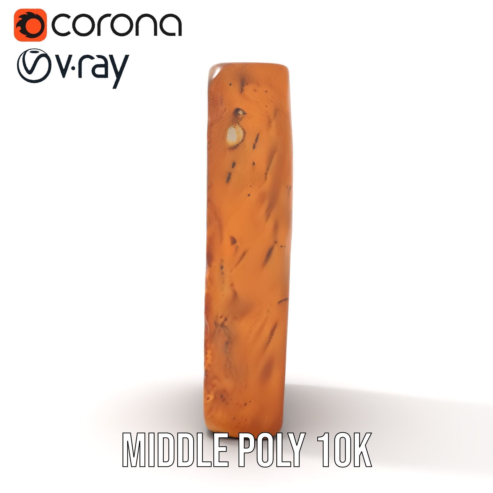 Ancient Clay Tablet Model Pack with Engravings Low-poly 3D model_5