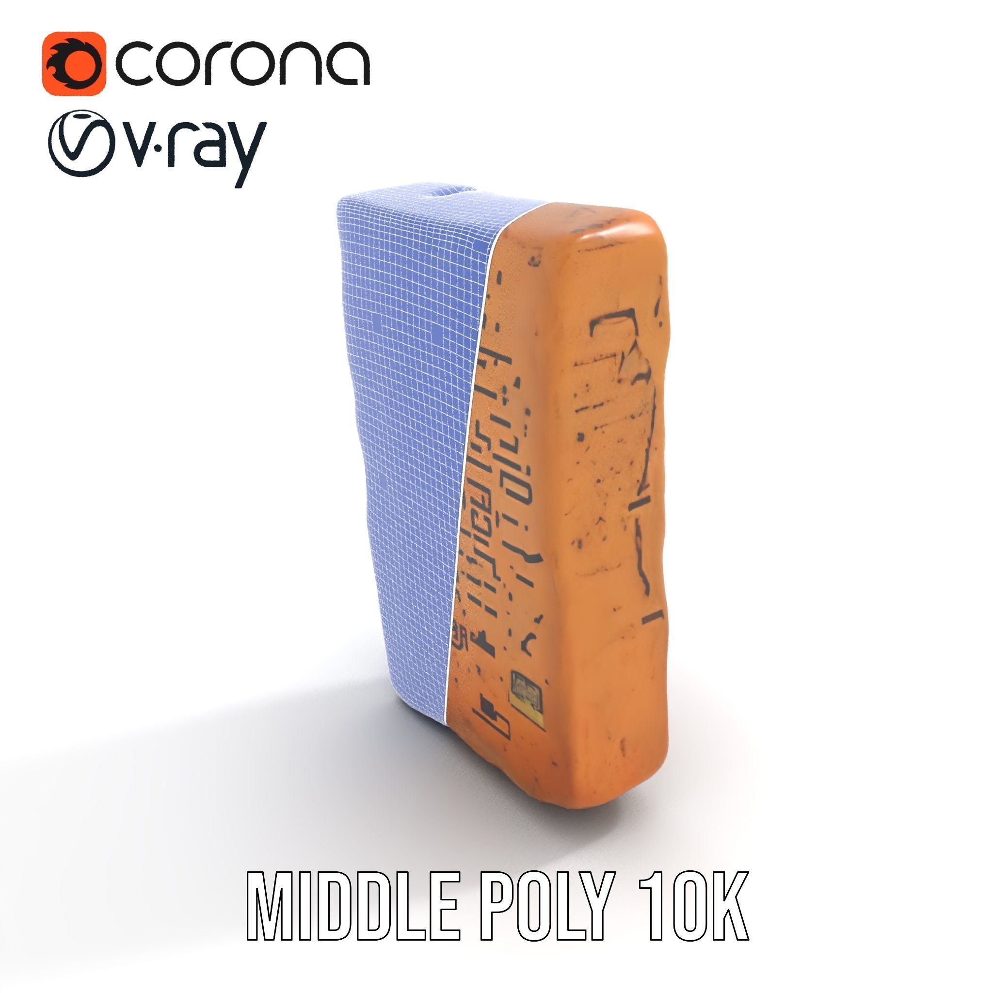 Ancient Clay Tablet Model Pack with Engravings Low-poly 3D model_18