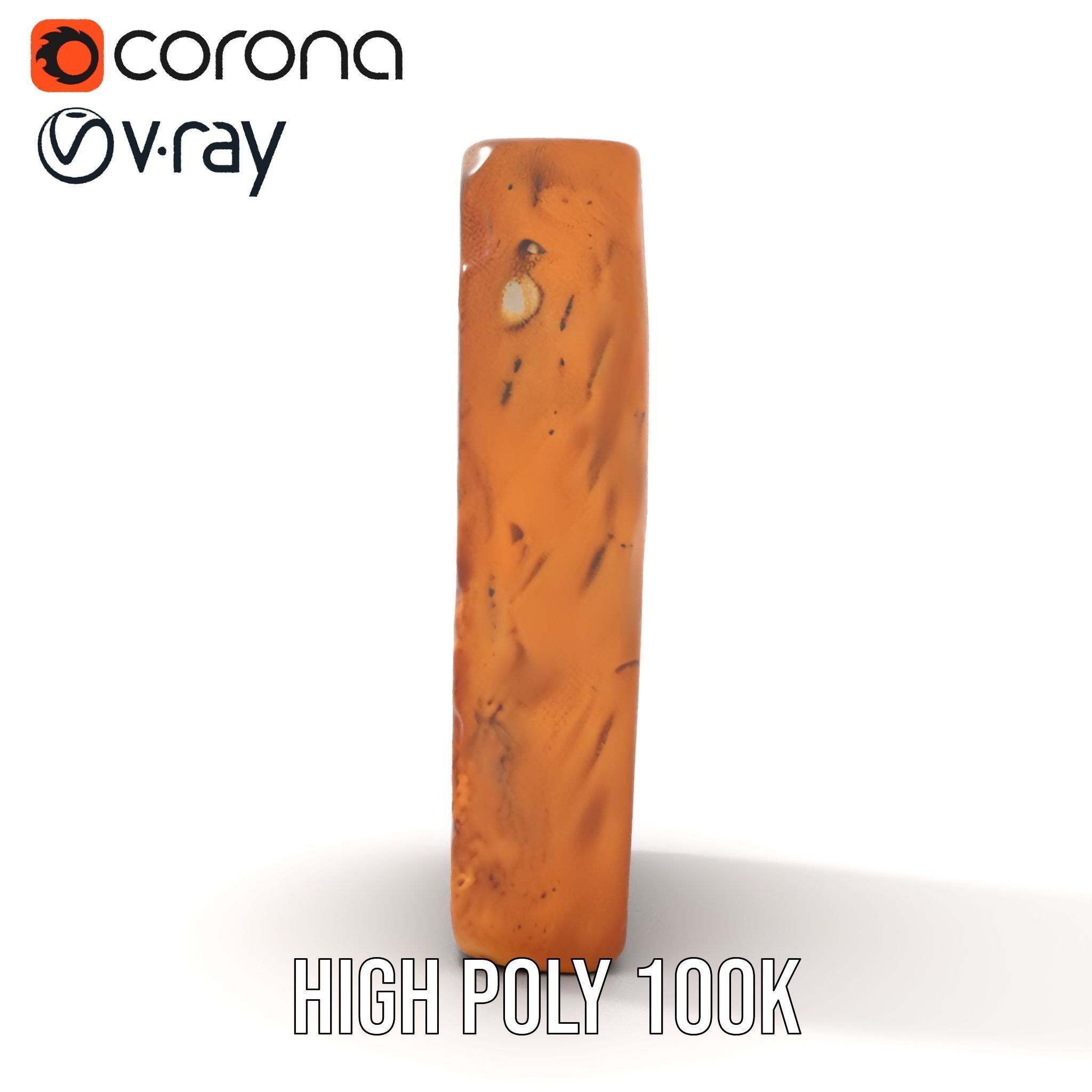 Ancient Clay Tablet Model Pack with Engravings Low-poly 3D model_17