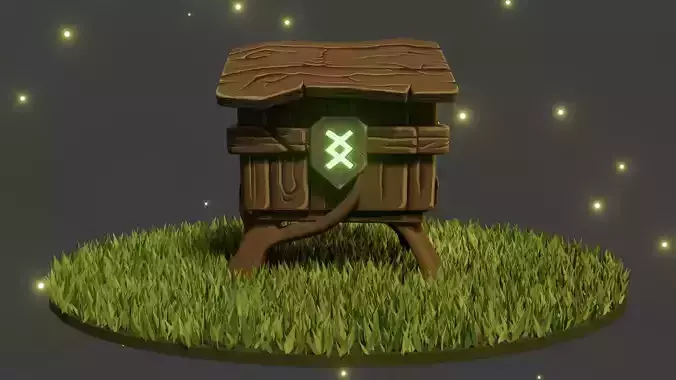Druid chest stylized