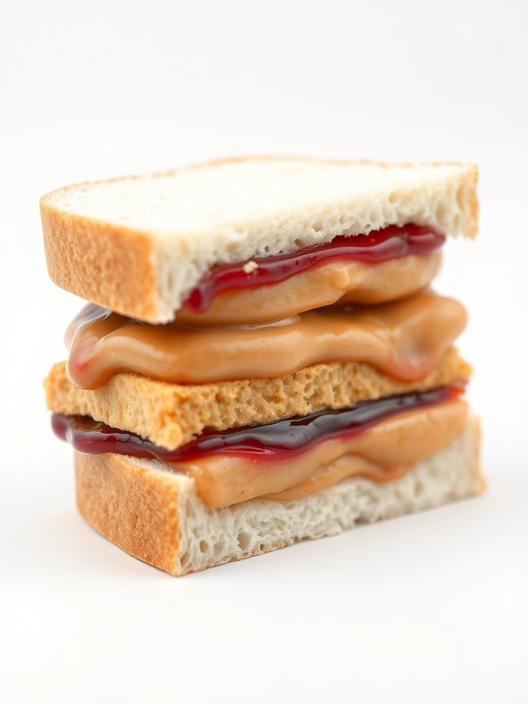 Peanut Butter Jelly Sandwich D Model Pack Low-poly 3D model_2