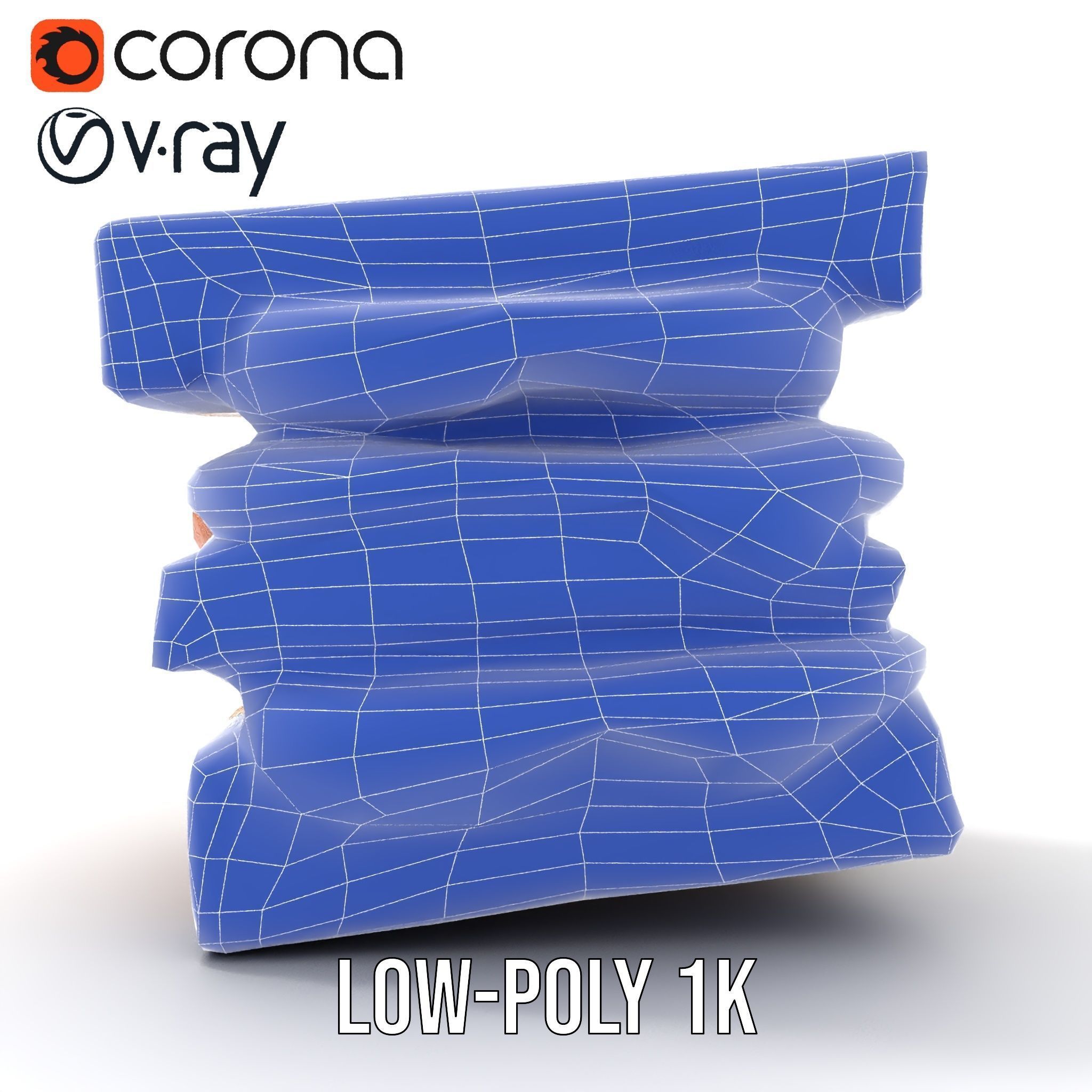 Peanut Butter Jelly Sandwich D Model Pack Low-poly 3D model_15