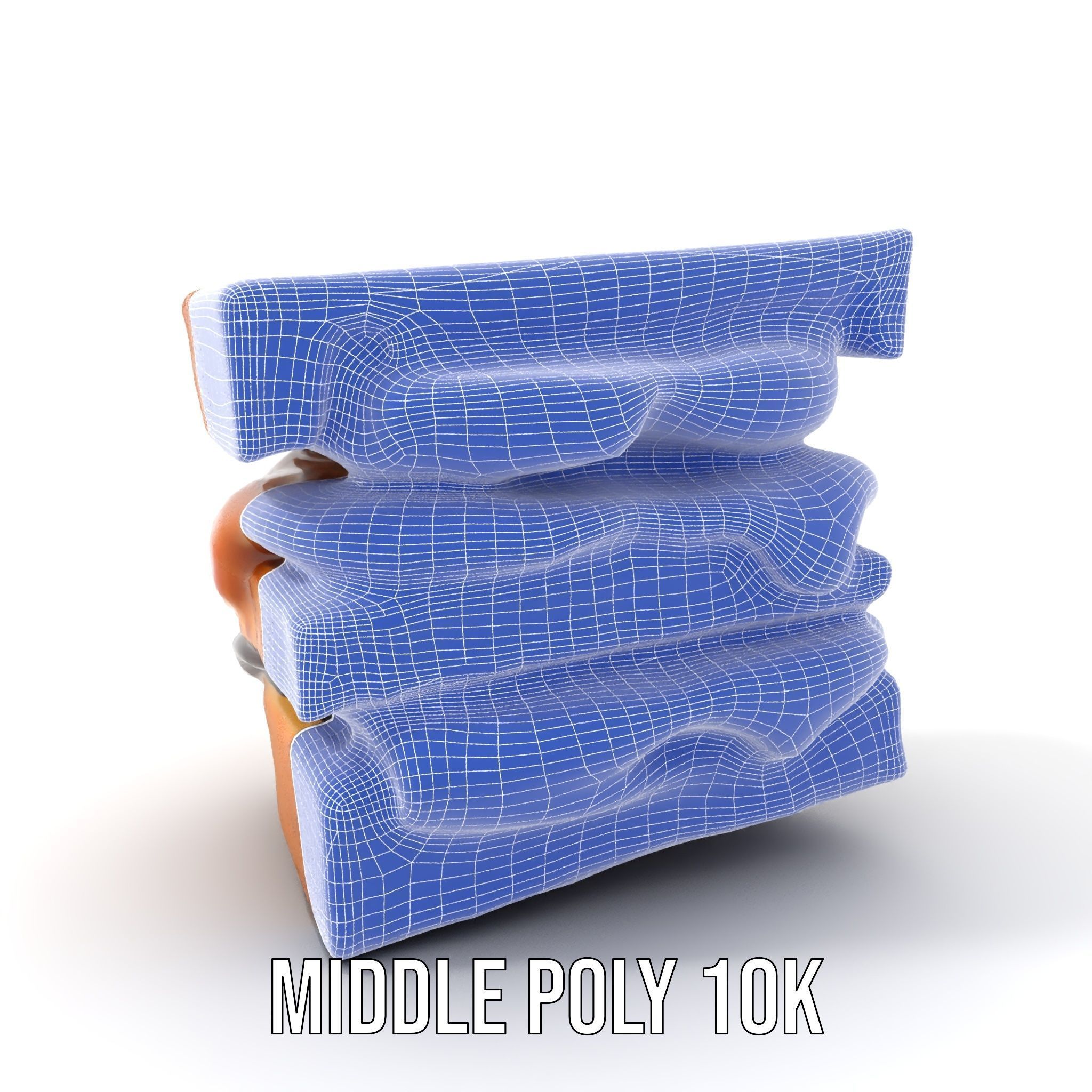 Peanut Butter Jelly Sandwich D Model Pack Low-poly 3D model_10