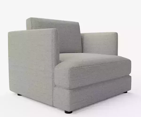 Haven Apartment Chair and a Half Poly Twill Gravel