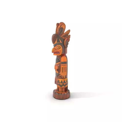 Totem Pole Model Pack with Tribal Details