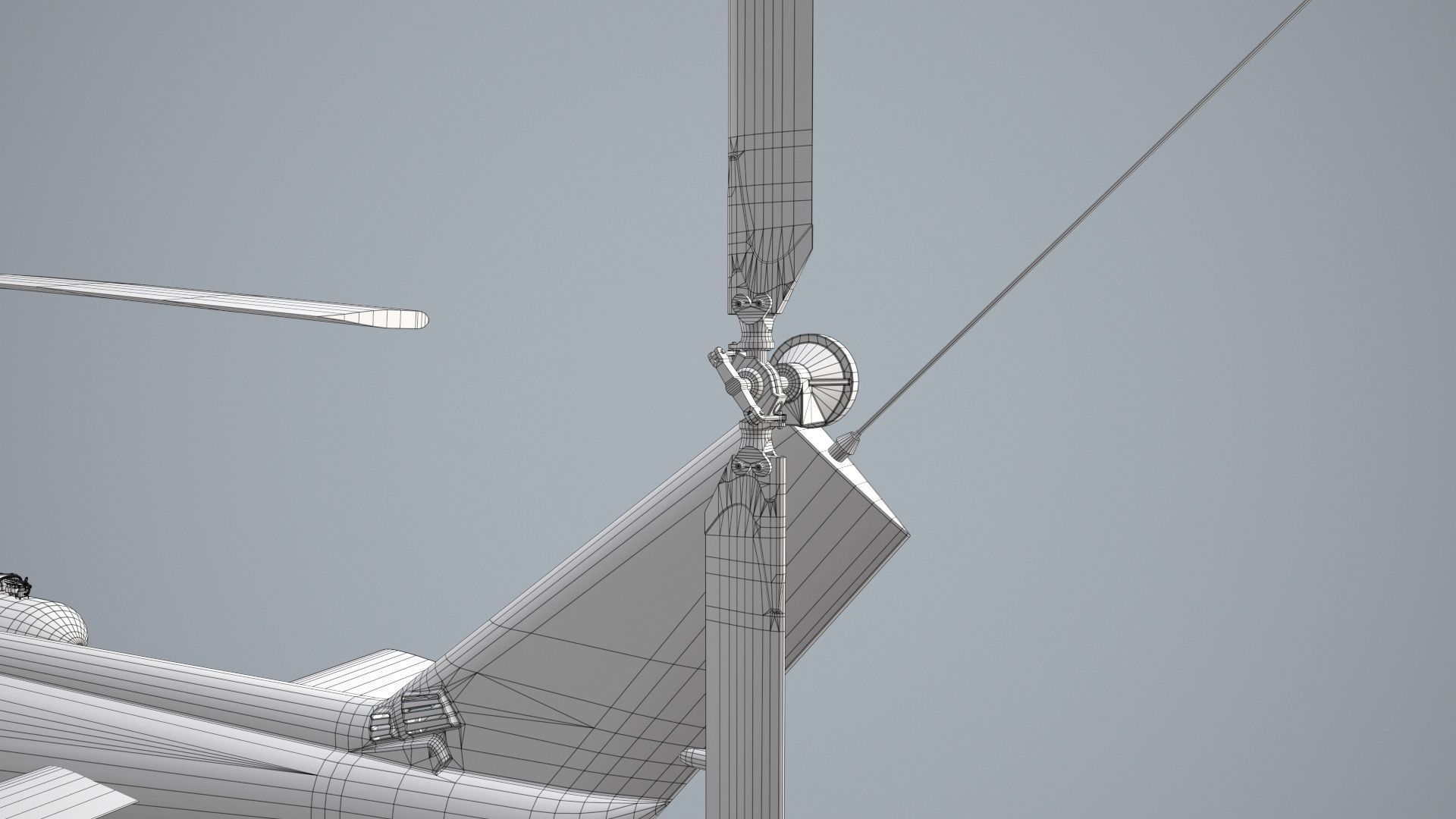 Bell UH-1B Australian Navy Static Low-poly 3D model_36