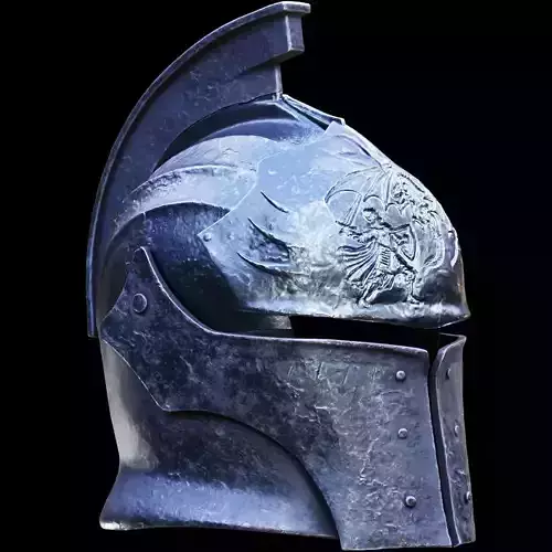 FARAAM HELMET STL Dark Souls Fan Art Model - Print Ready