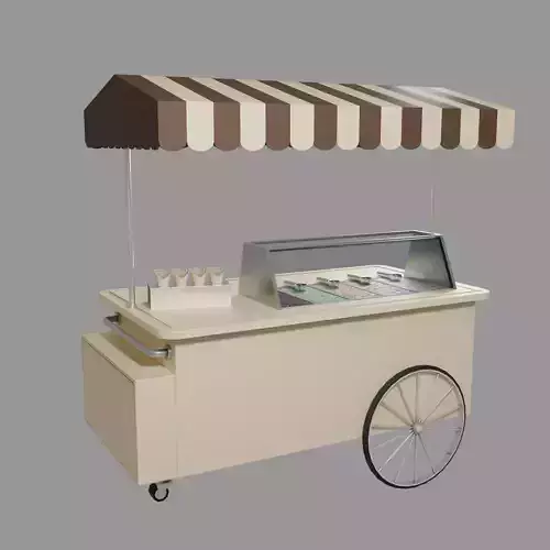 Stylized Ice Cream Cart