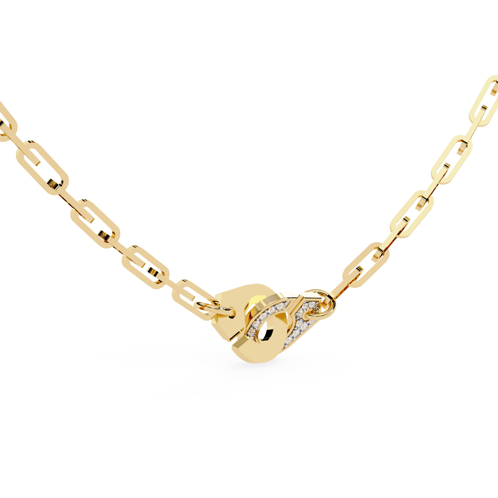 NECKLACE DIAMOND -CAD-017 3D model_4