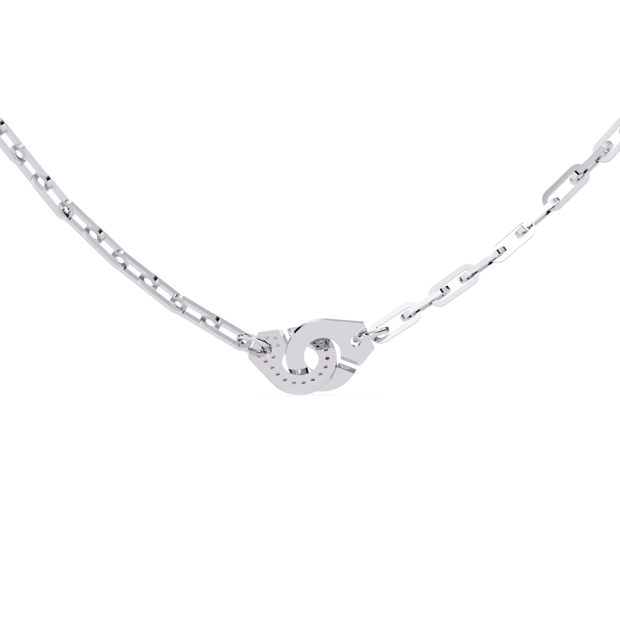 NECKLACE DIAMOND -CAD-017 3D model_6