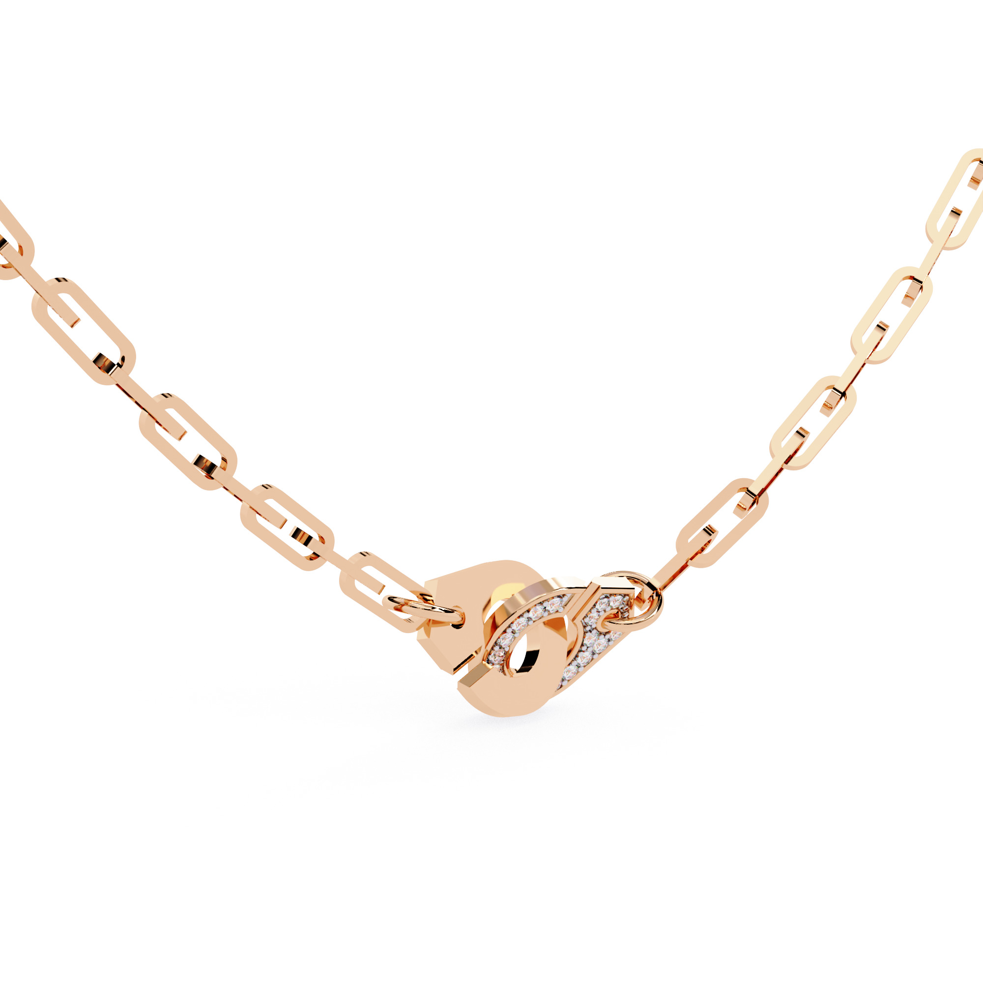 NECKLACE DIAMOND -CAD-017 3D model_5