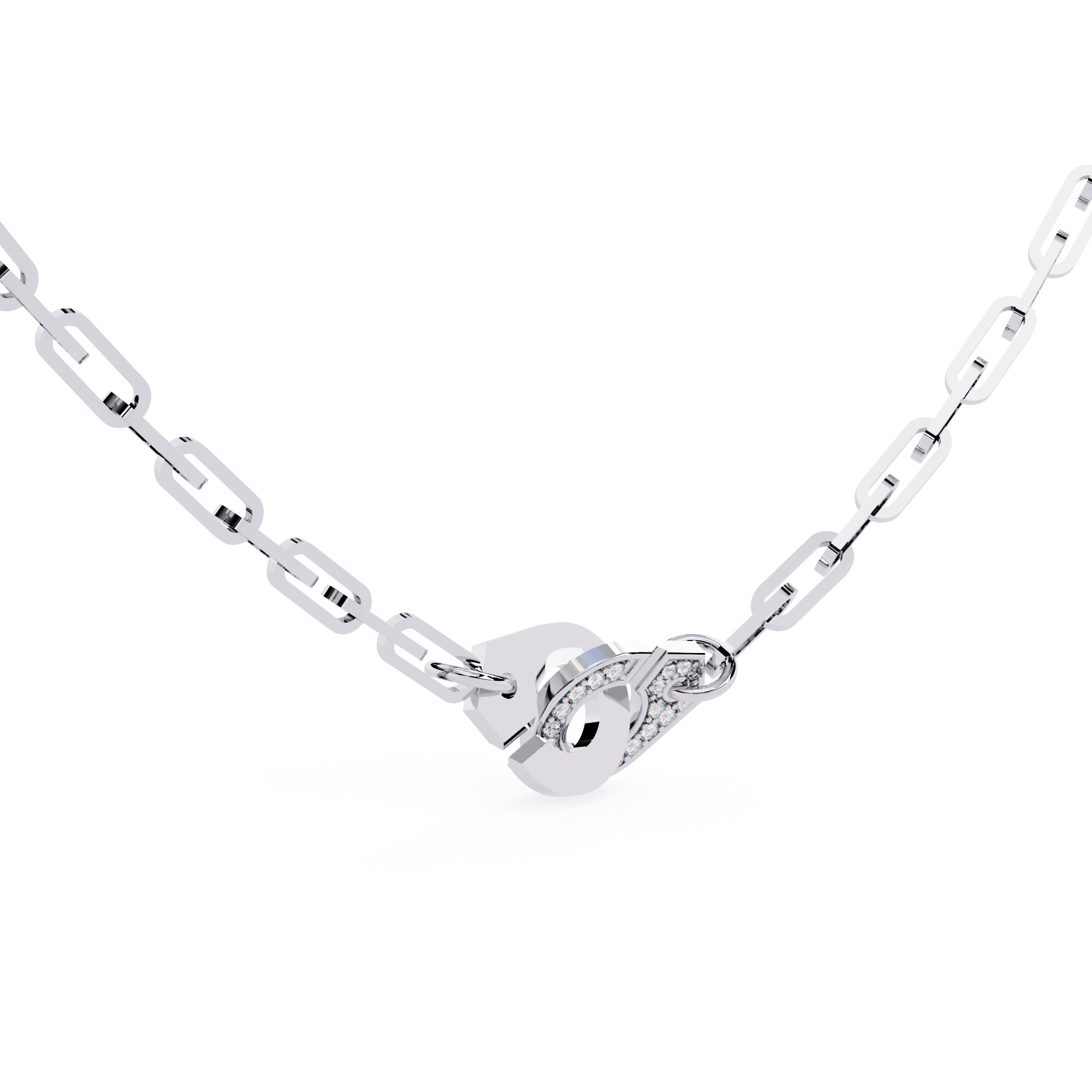 NECKLACE DIAMOND -CAD-017 3D model_3