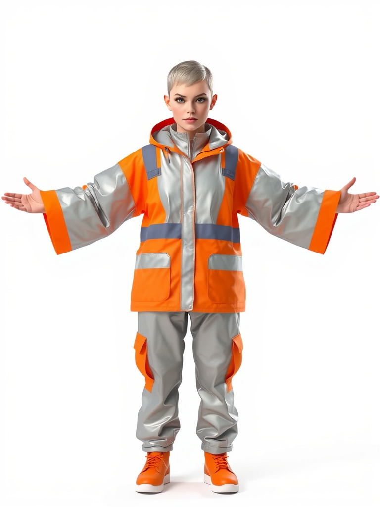 D Character Model Rigged and Animated Short Haired Explorer Low-poly 3D model_2