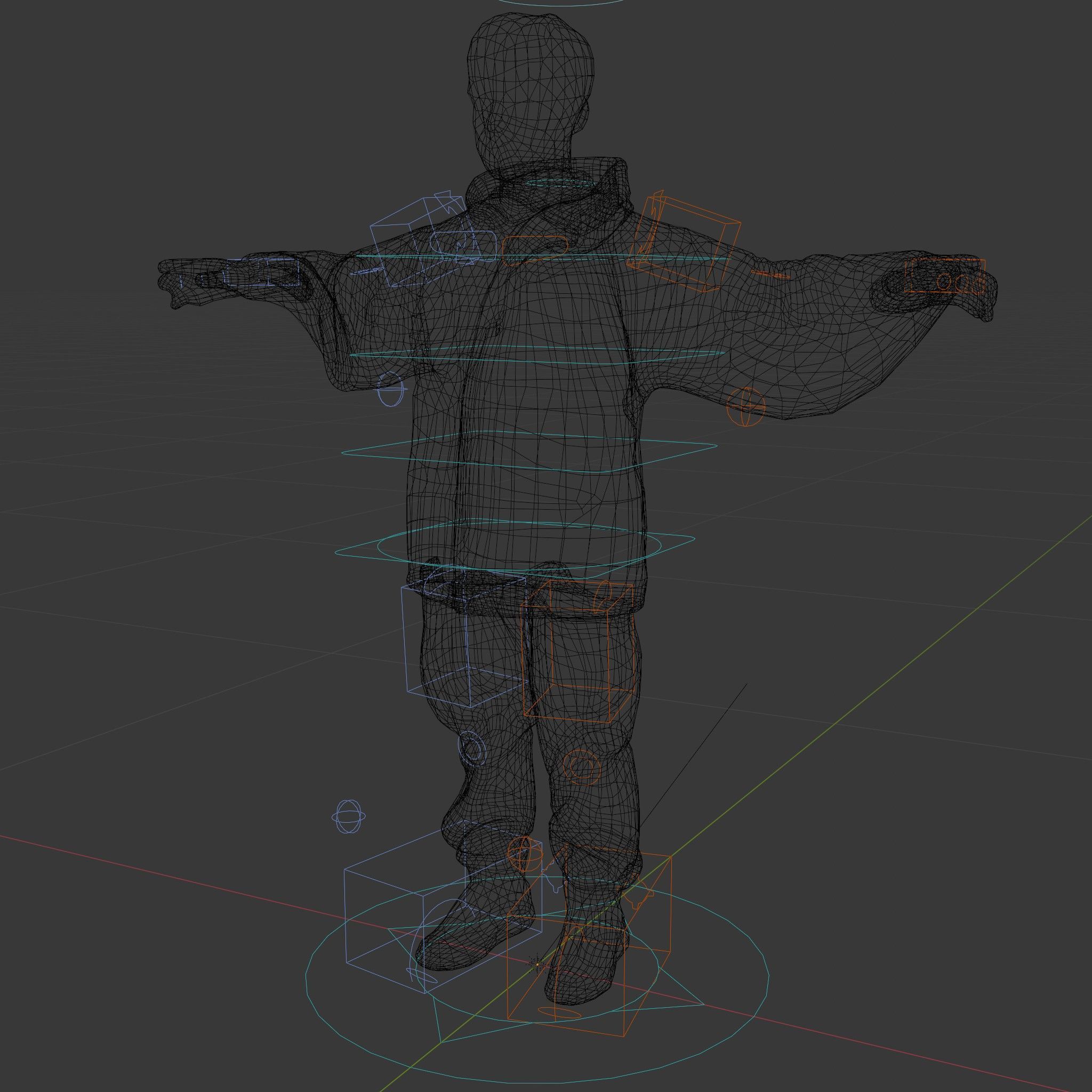 D Character Model Rigged and Animated Short Haired Explorer Low-poly 3D model_5