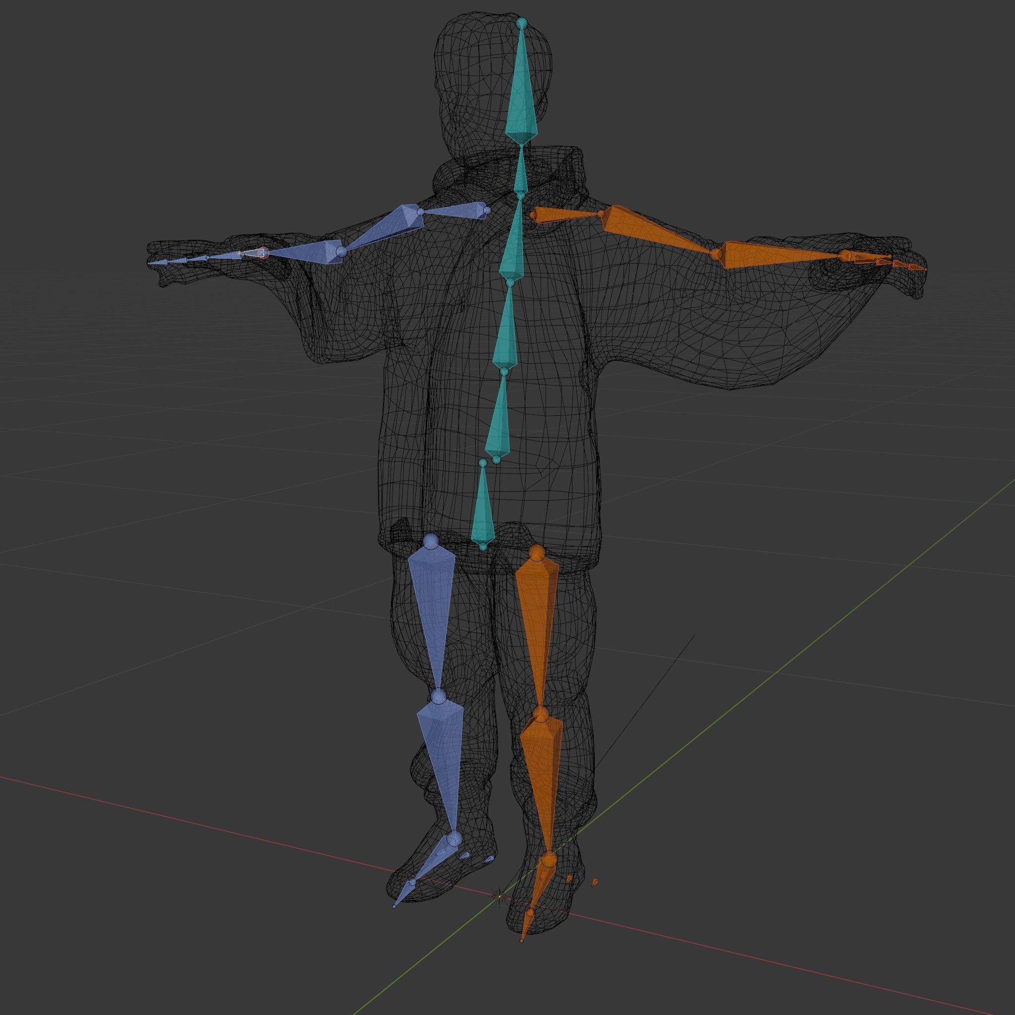 D Character Model Rigged and Animated Short Haired Explorer Low-poly 3D model_6
