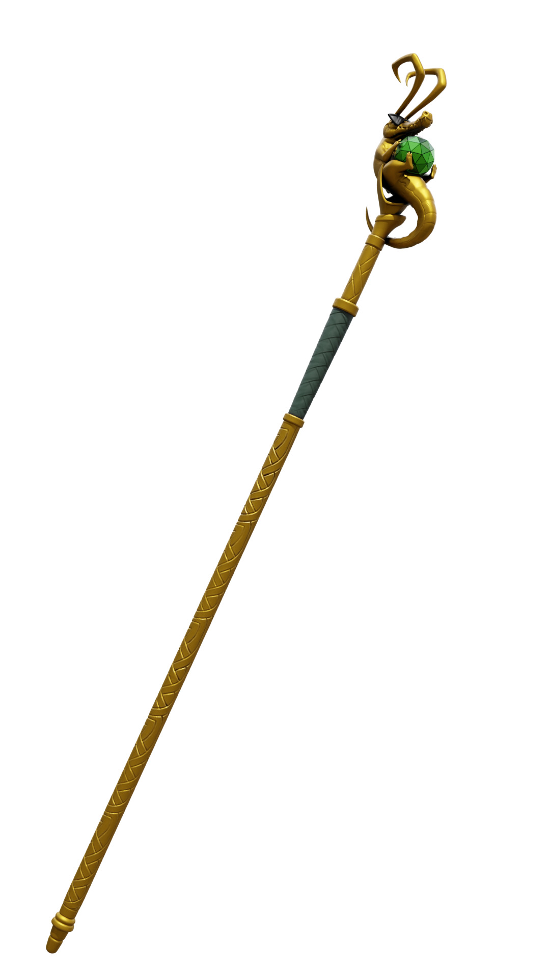 Loki - Robe Of Relaxation Crocodile Staff 3D print model_7