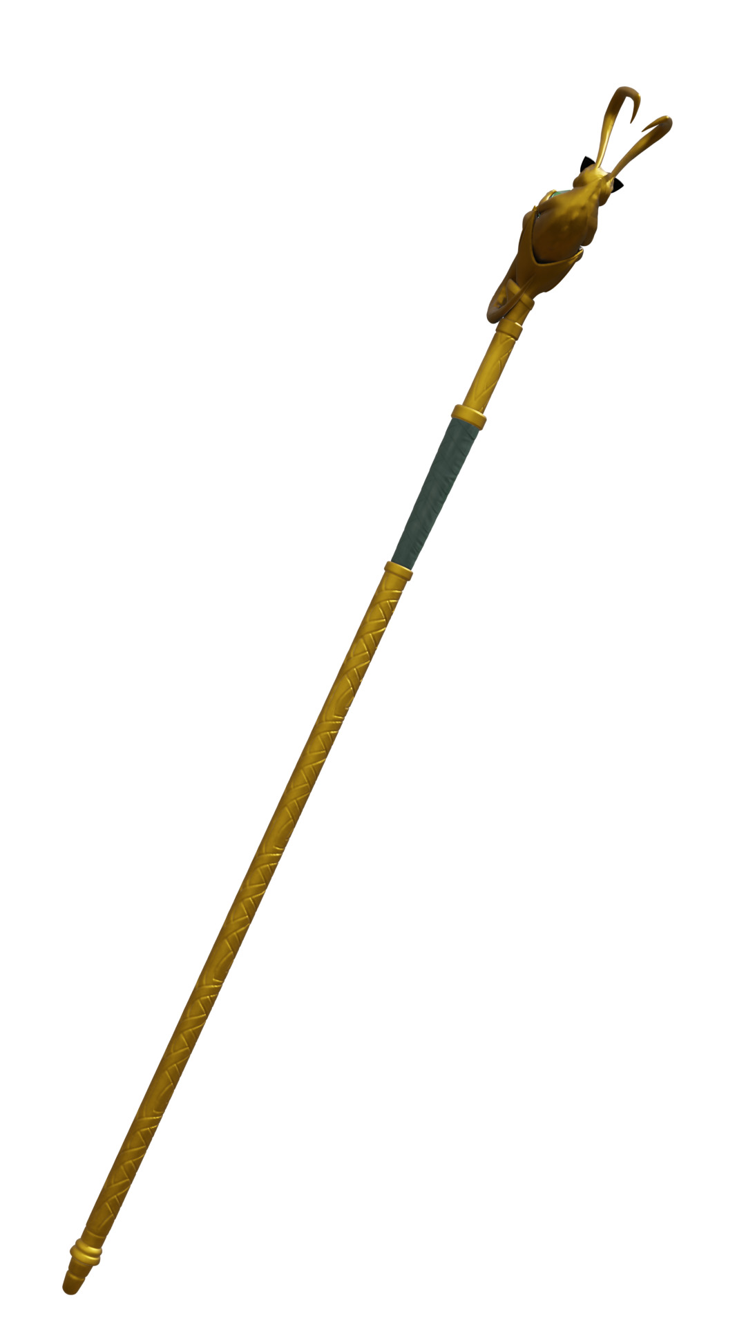 Loki - Robe Of Relaxation Crocodile Staff 3D print model_9