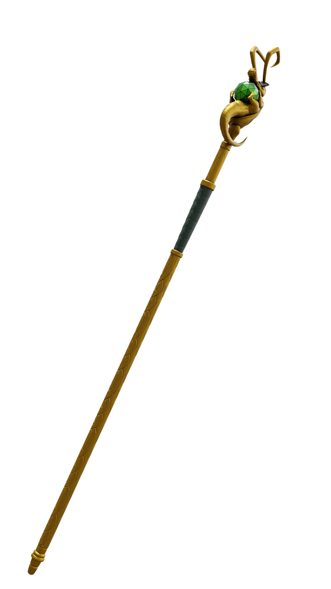 Loki - Robe Of Relaxation Crocodile Staff 3D print model_8