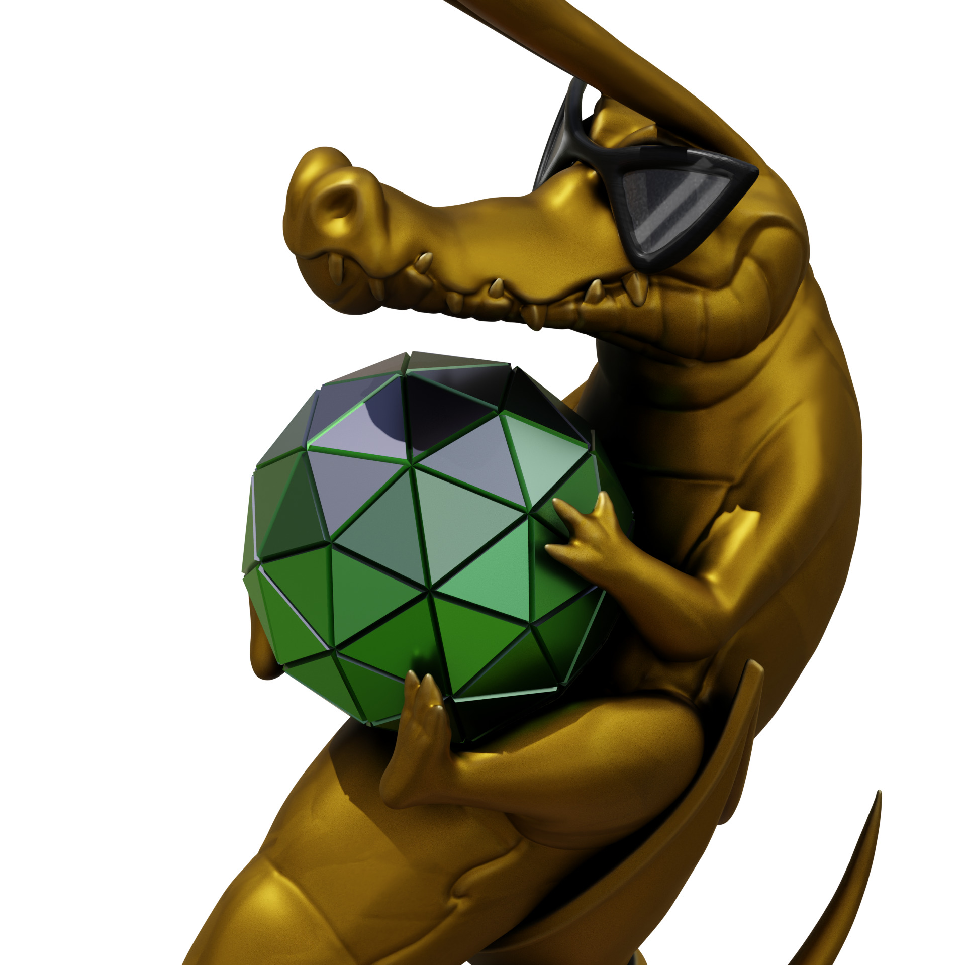 Loki - Robe Of Relaxation Crocodile Staff 3D print model_6