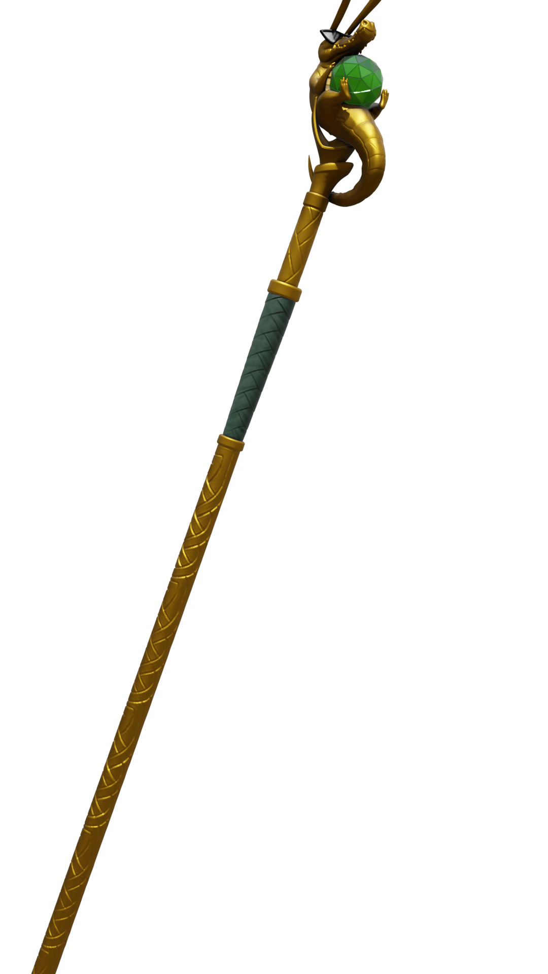 Loki - Robe Of Relaxation Crocodile Staff 3D print model_11