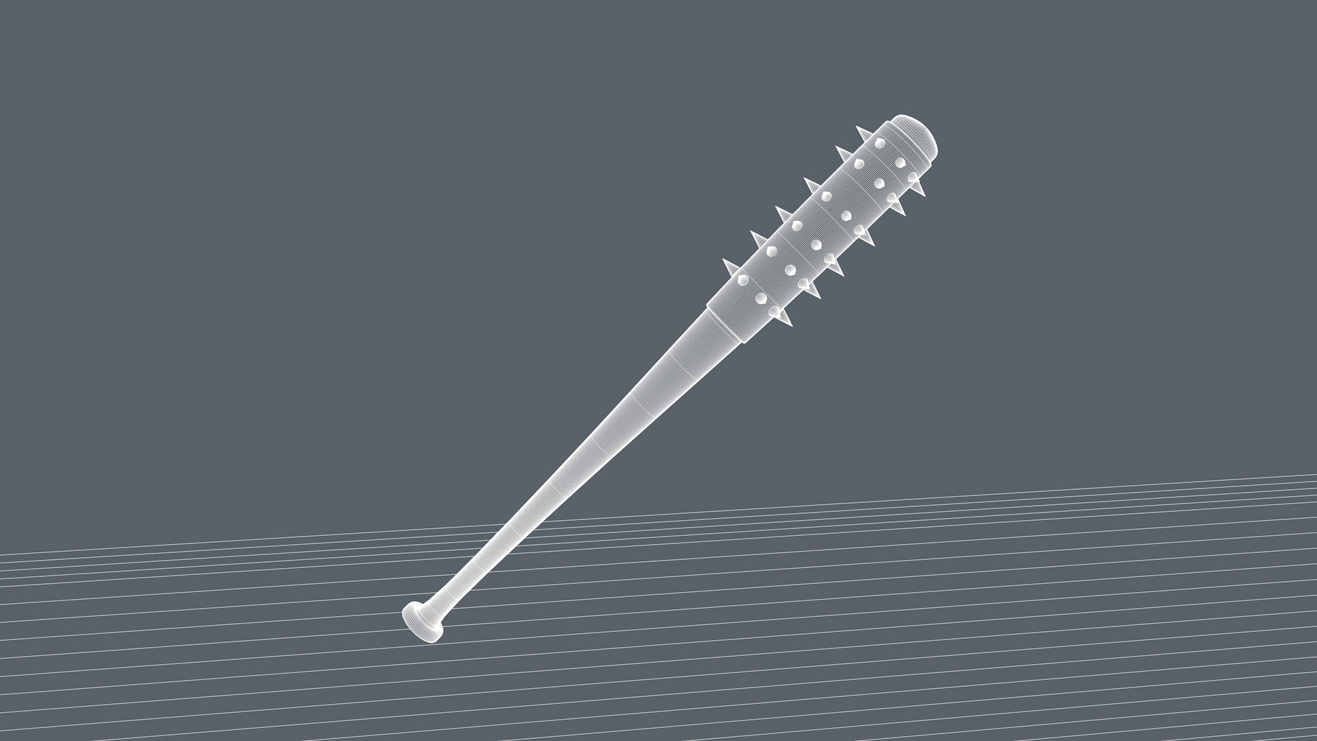 Baseball Bat 3D model_8