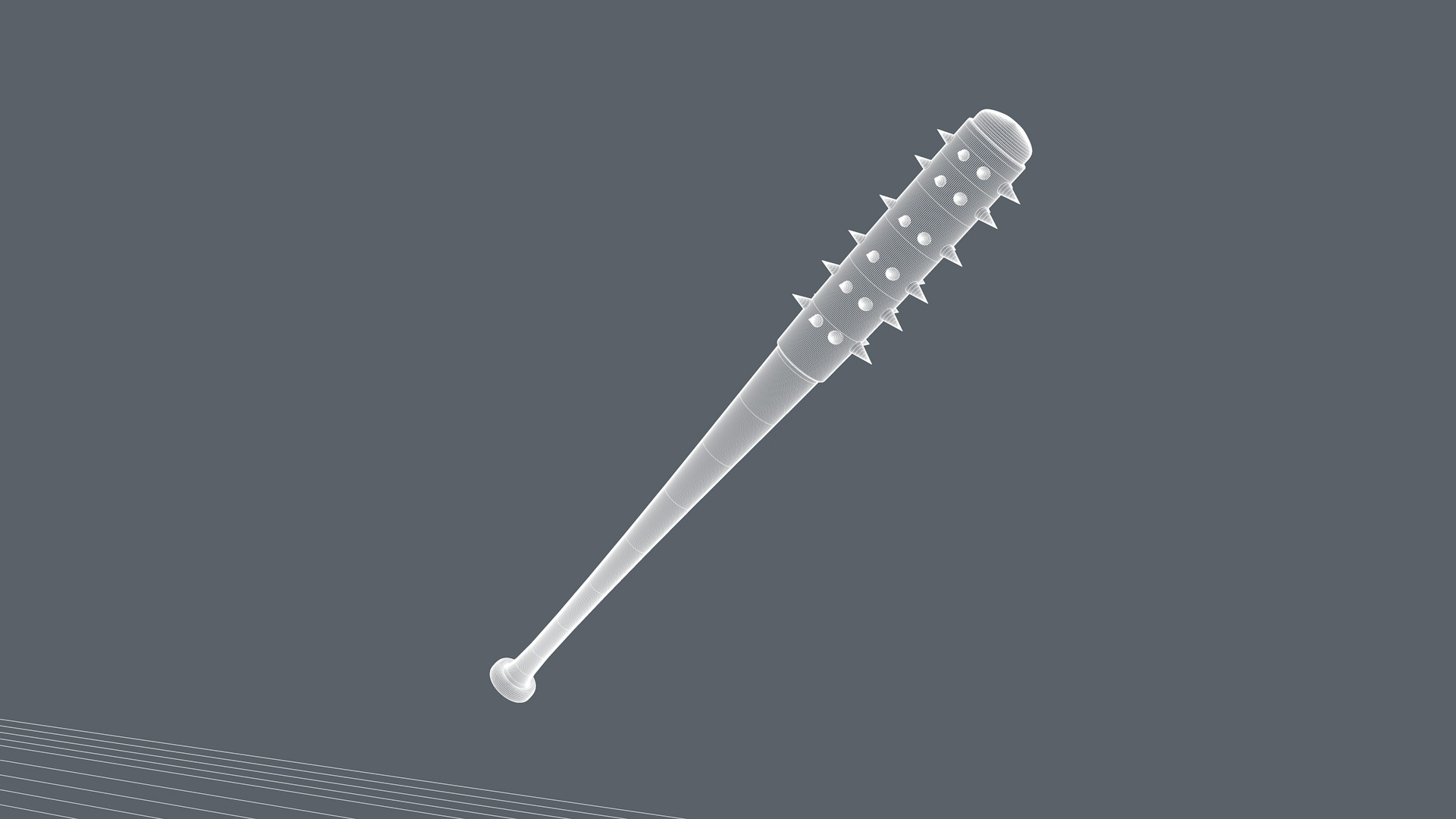 Baseball Bat 3D model_14