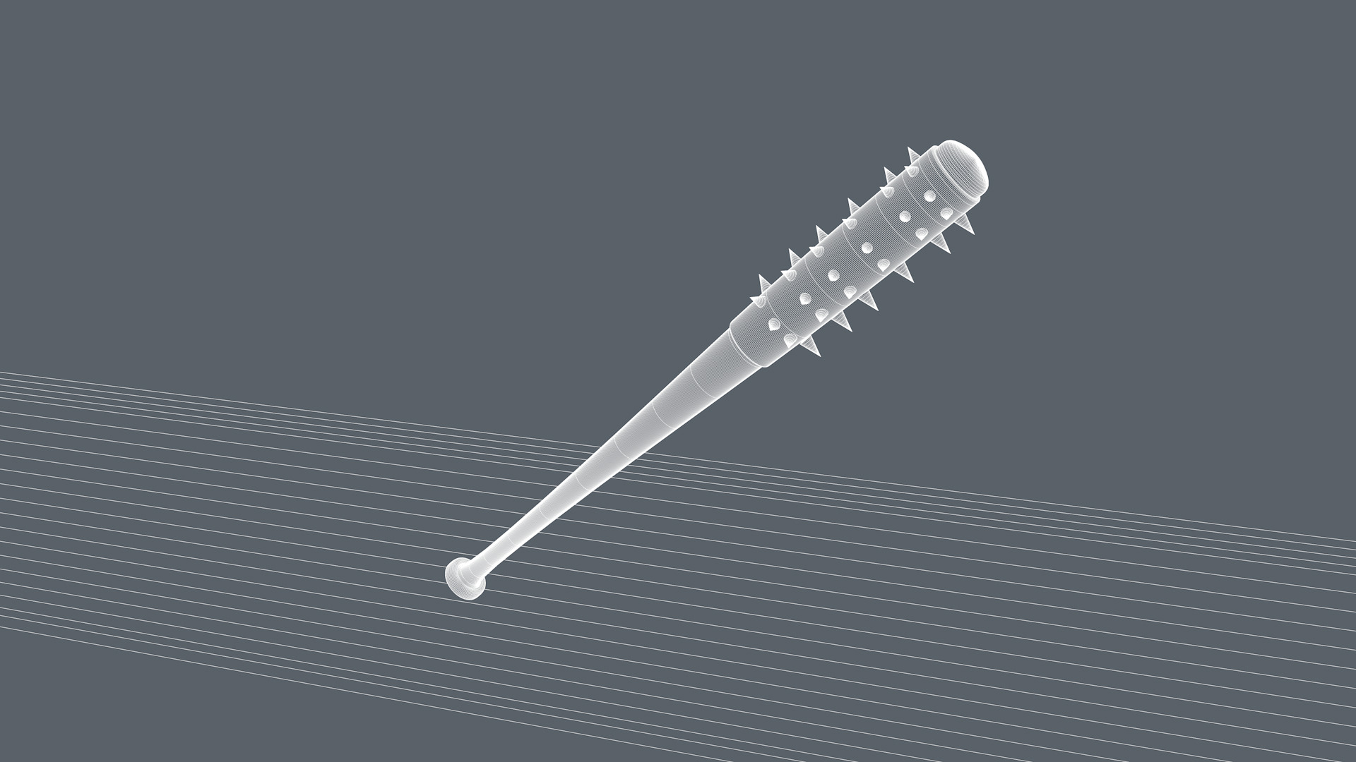 Baseball Bat 3D model_9