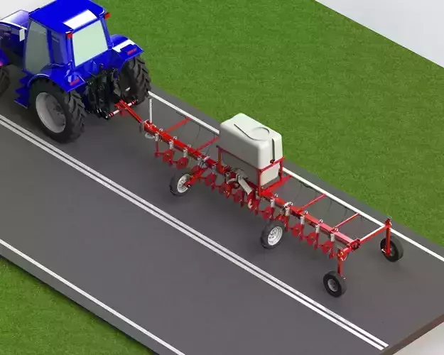 WG 0011 - STL Liquid fertilizer applicator 6m 3D model