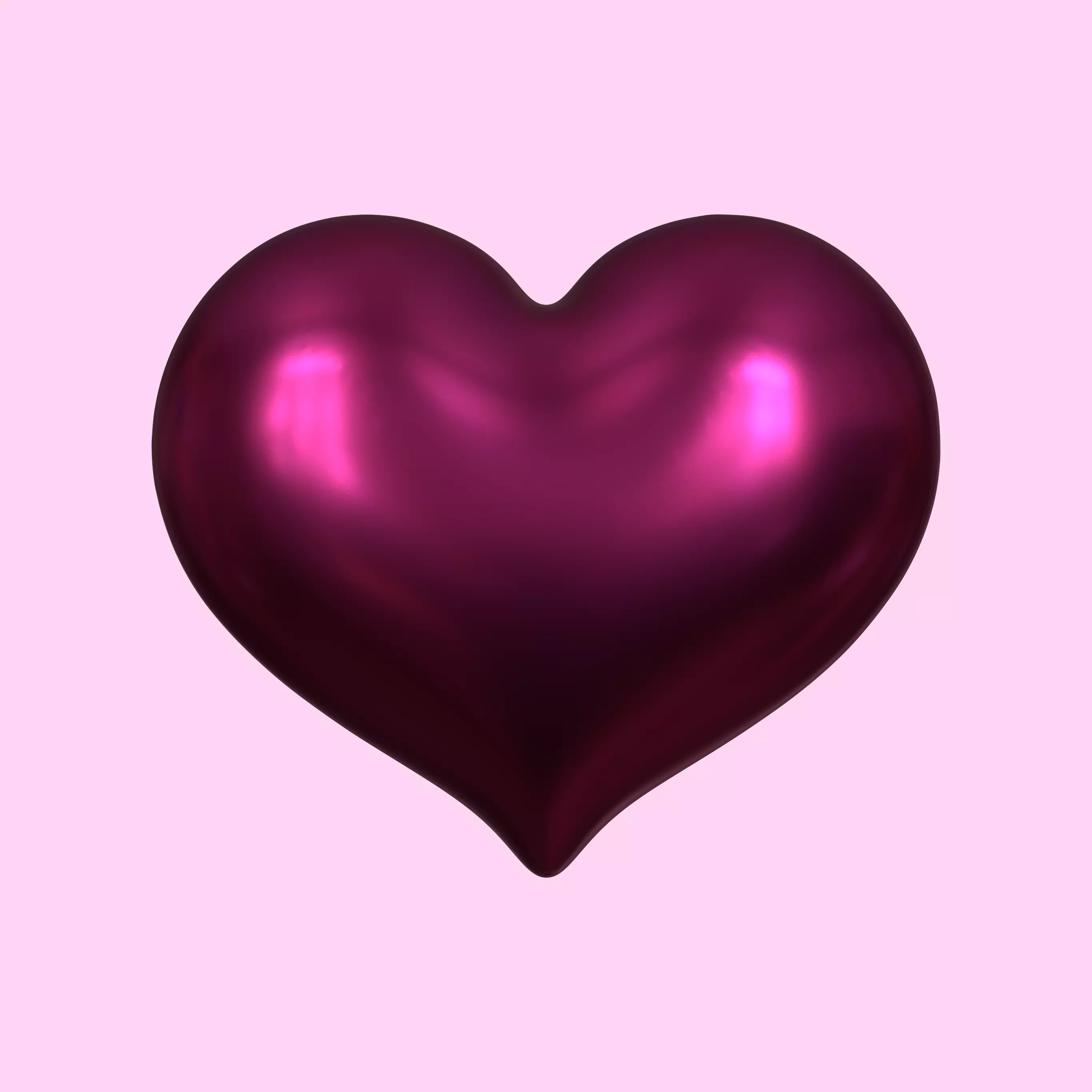 Heart High poly Free 3D print model