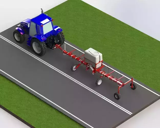 WG 0011 - STL SpikeWheel applicator 6m 3D model