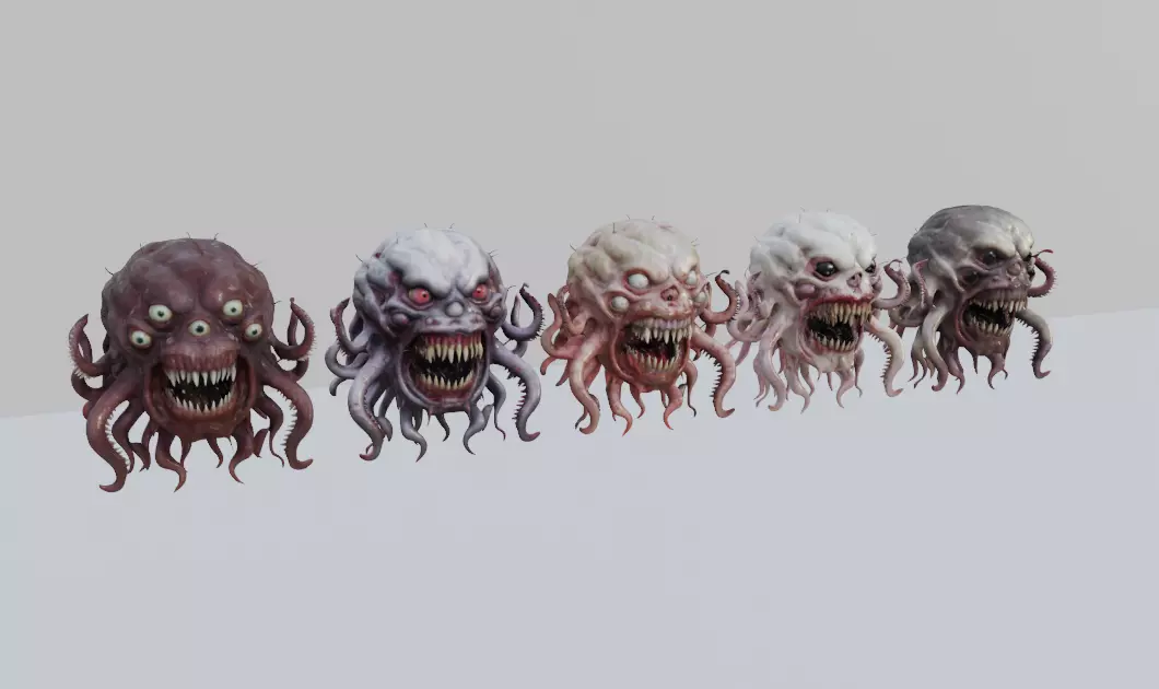 Grotesque Monster Pack 3D model