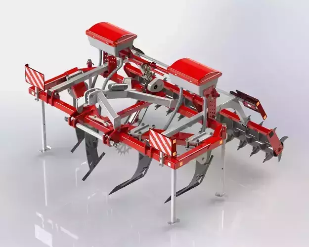 WG 0022 - STL Subsoiler 3m 3D model