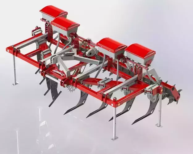 WG 0022 - STL Subsoiler 4m 3D model