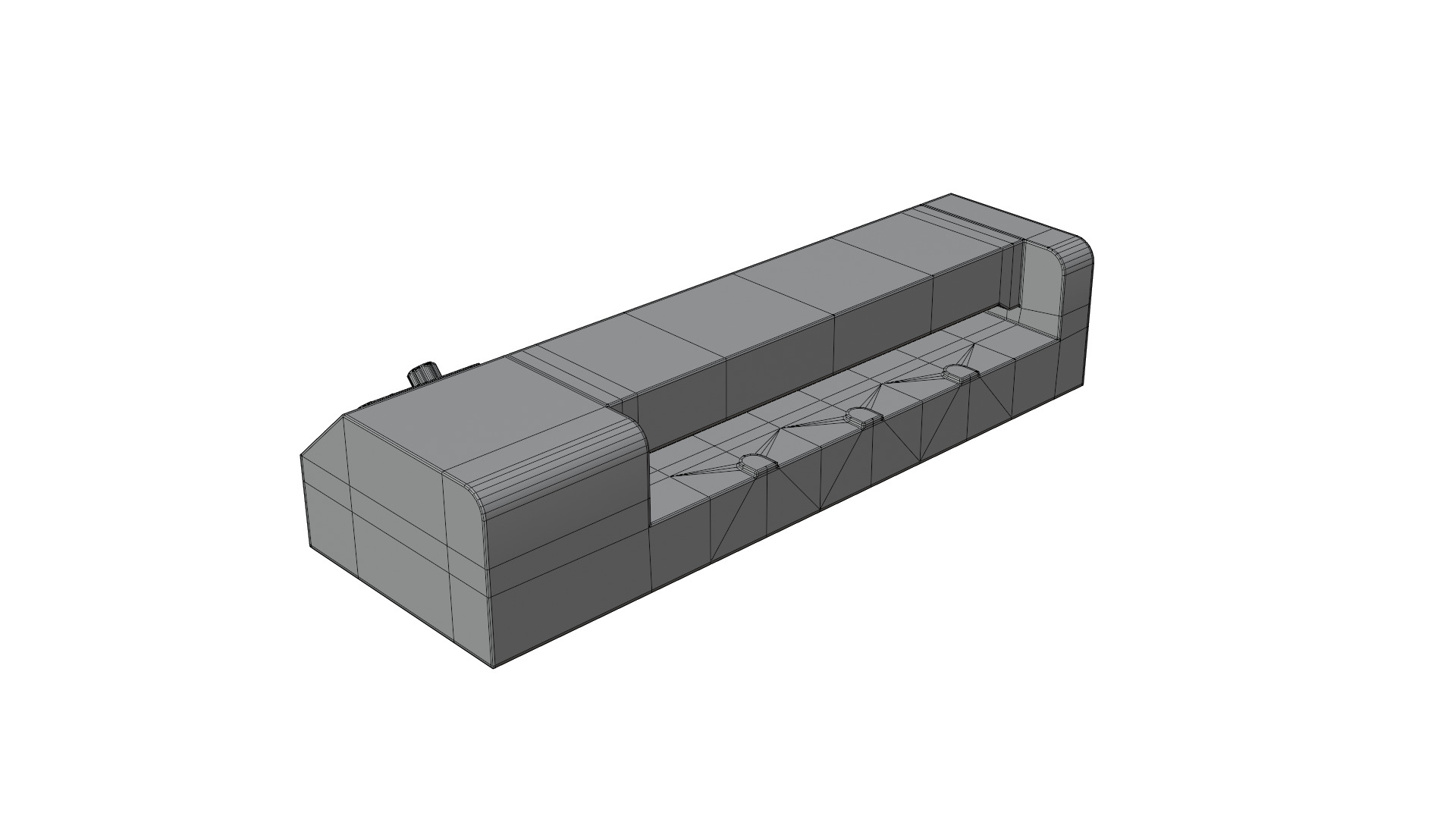 Laminating Machine Low-poly 3D model_16