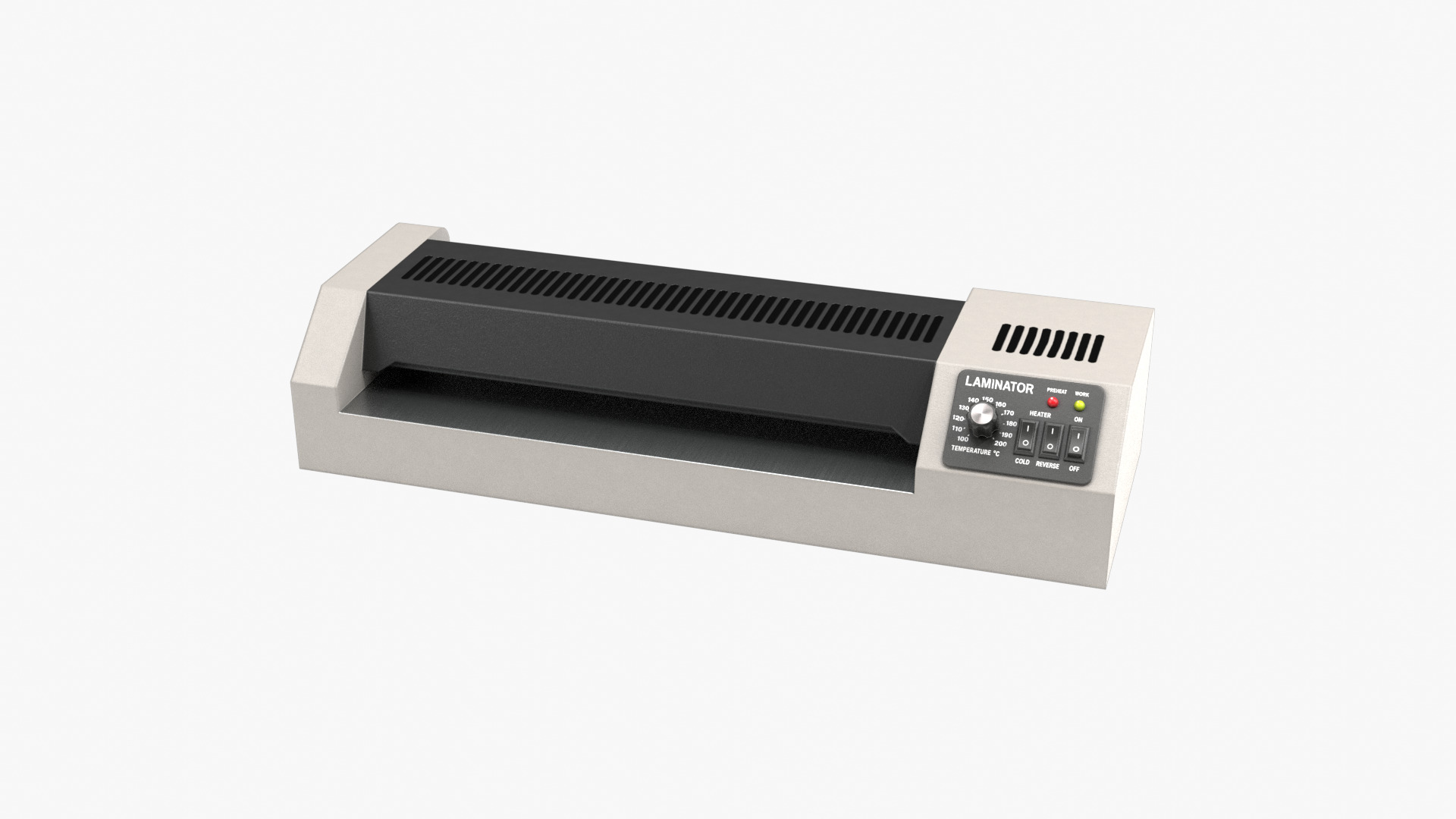 Laminating Machine Low-poly 3D model_3