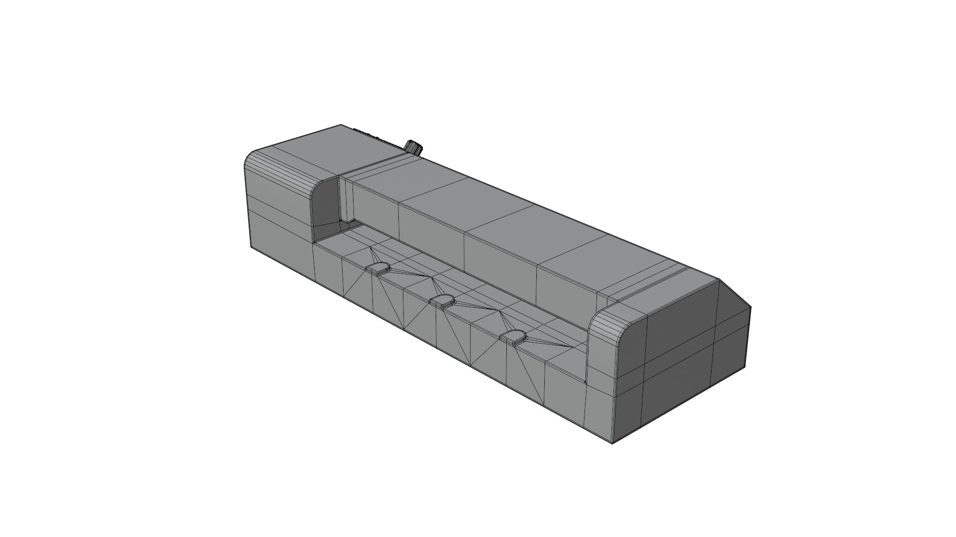 Laminating Machine Low-poly 3D model_17