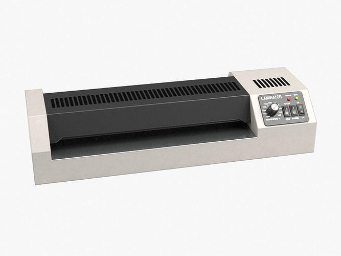Laminating Machine Low-poly 3D model