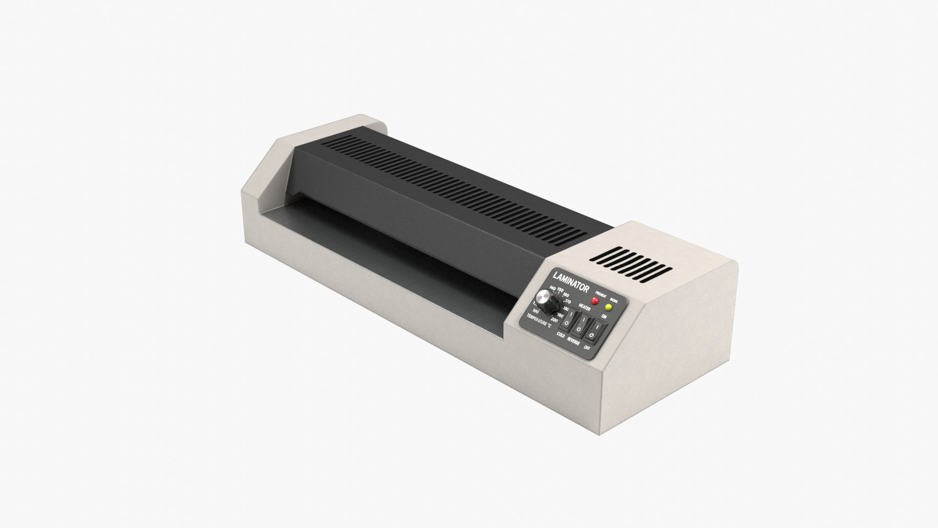Laminating Machine Low-poly 3D model_4