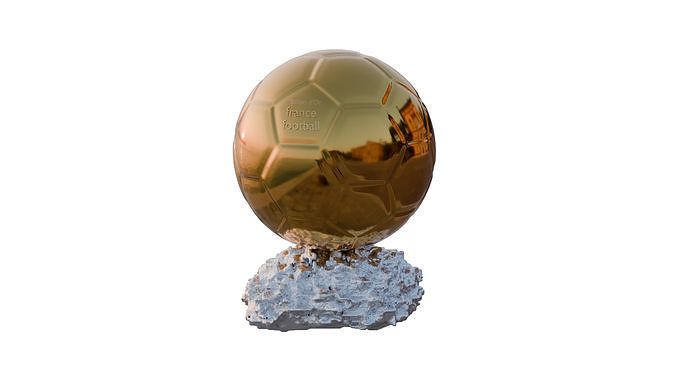Ballon Dor  France Football  - Golden Ball -  Fifa Ballon dOr 3D model