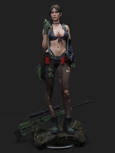 Quiet Metal Gear 3D print model
