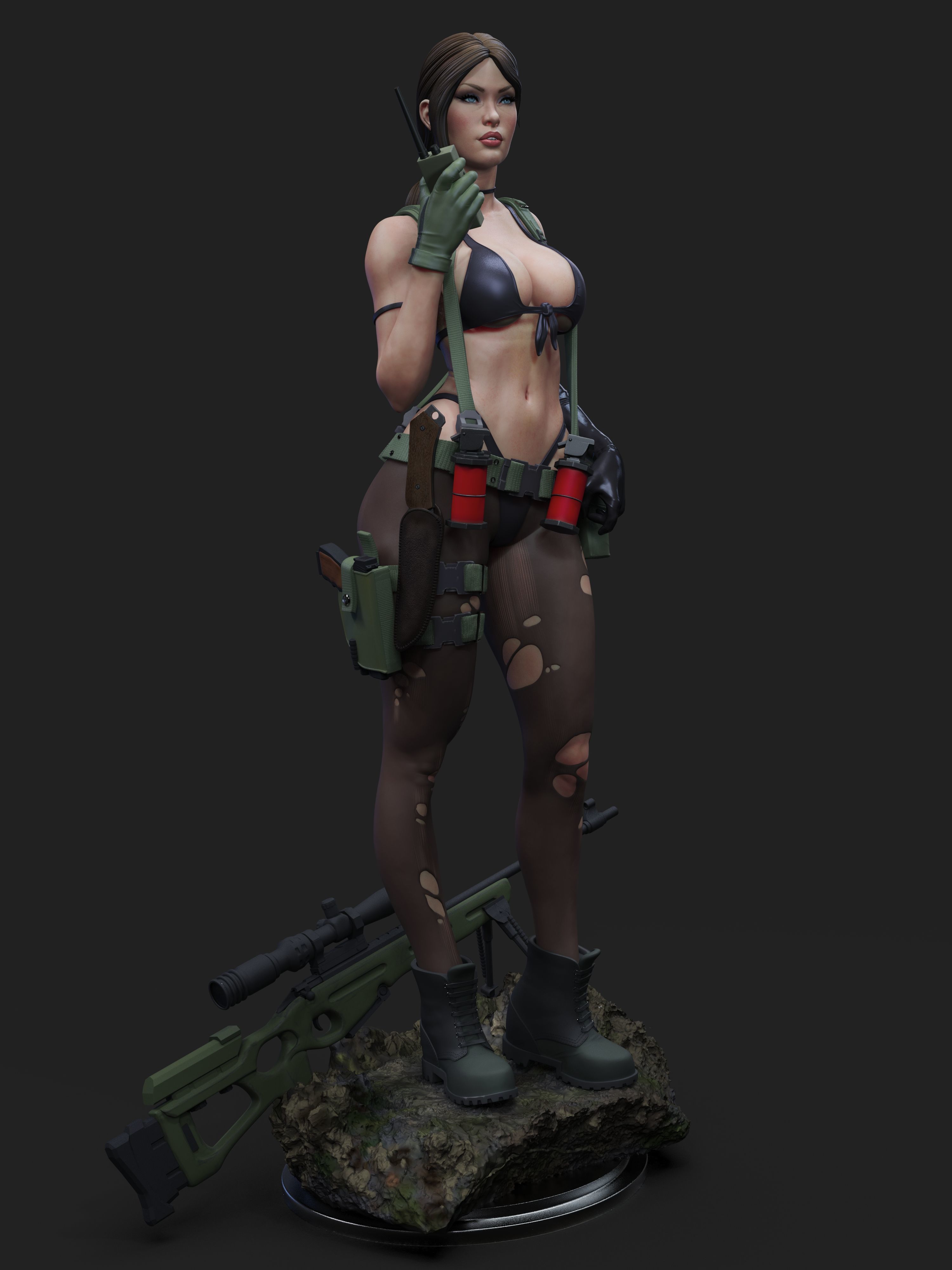 Quiet Metal Gear 3D print model_4