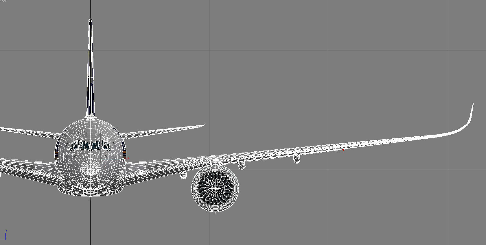 Airbus A350-900 XWB Singapore Airlines Low-poly 3D model_17